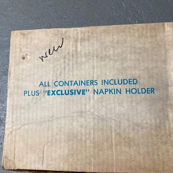 vintage mini table toter new in damaged box - Picture 4 of 4